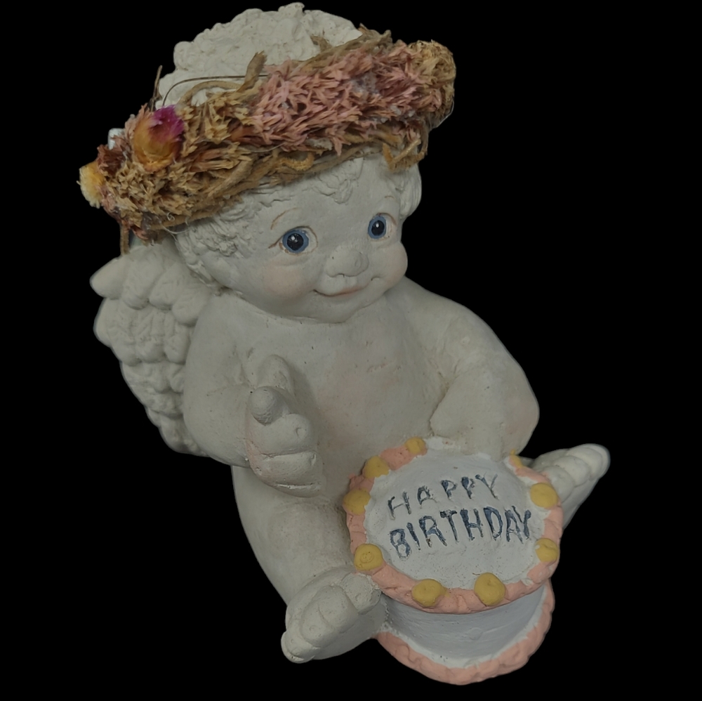 1994 DREAMSICLES "HAPPY BIRTHDAY" SITTING FIGURINE "BIRTHDAY PARTY" -DC171